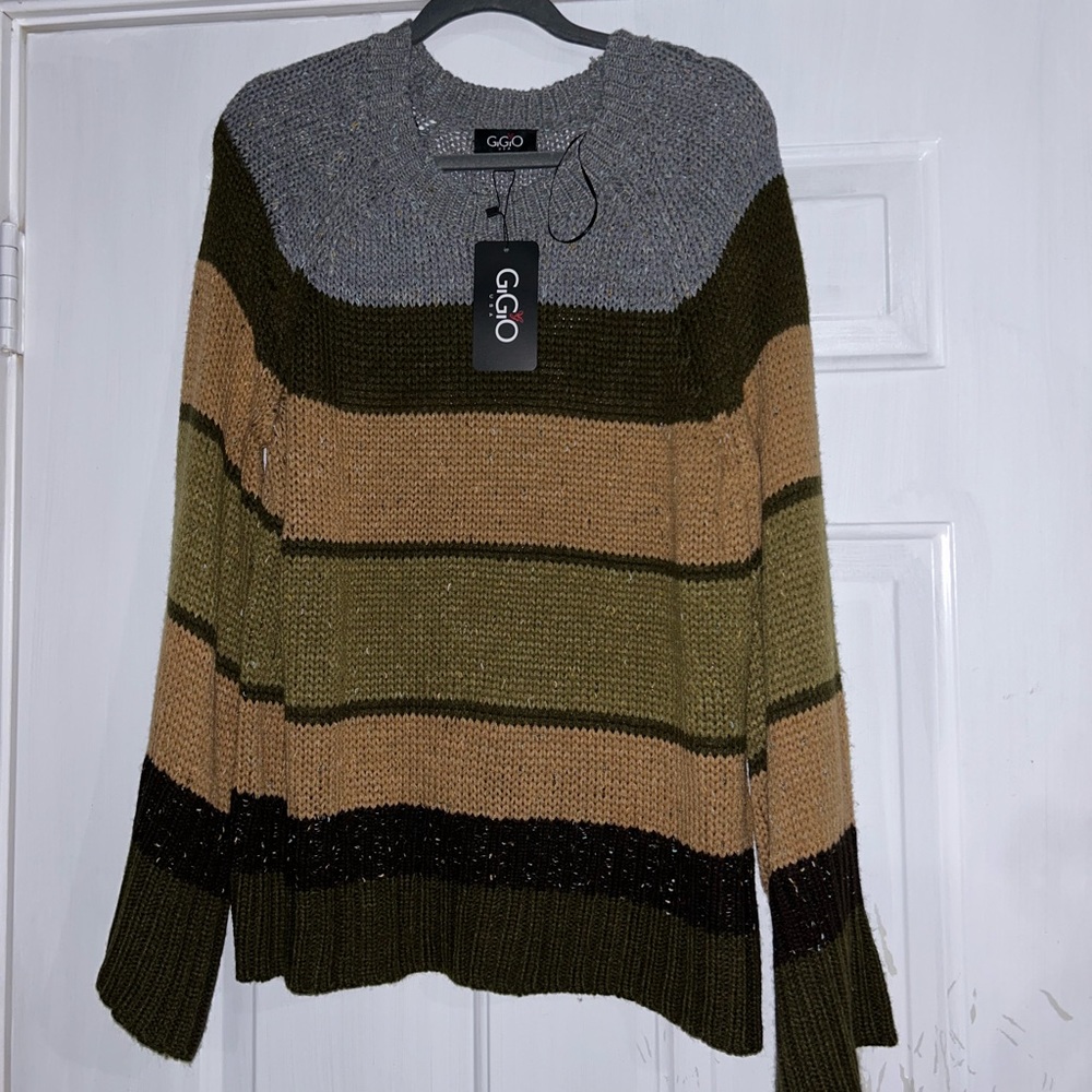 NWT boutique colorblock sweater